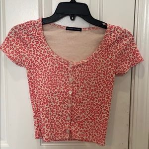 brandy pink cheetah zelly top